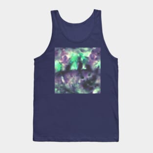 Neon Green Ice Tie-Dye Tank Top